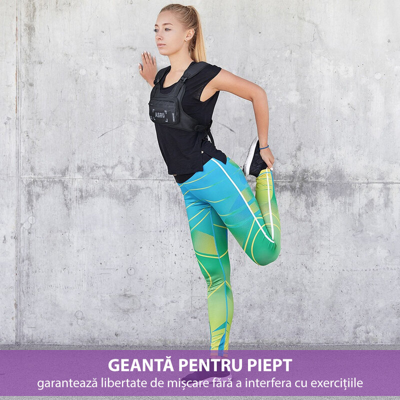 Vesta alergare Mobster, borseta piept pentru chei, telefon 4.5-6.5