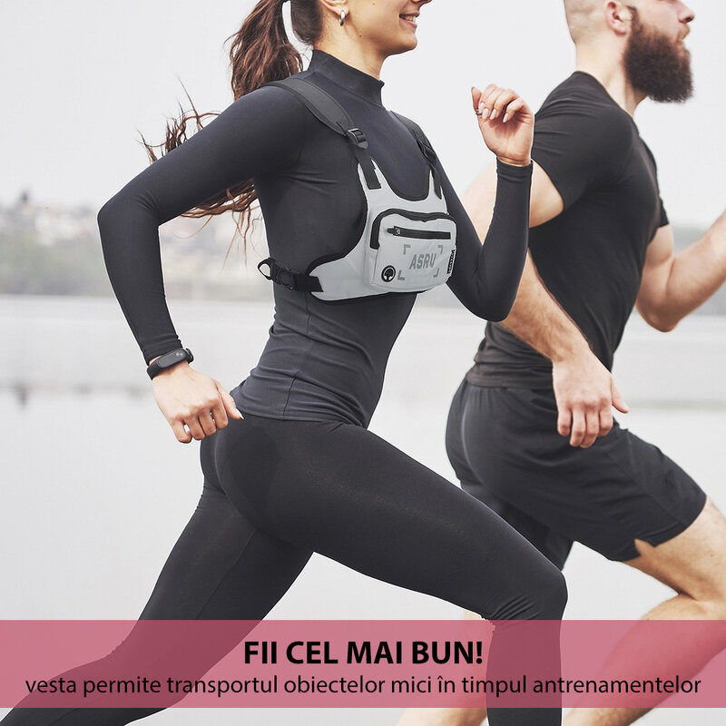 Vesta alergare Mobster, borseta piept pentru chei, telefon 4.5-6.5