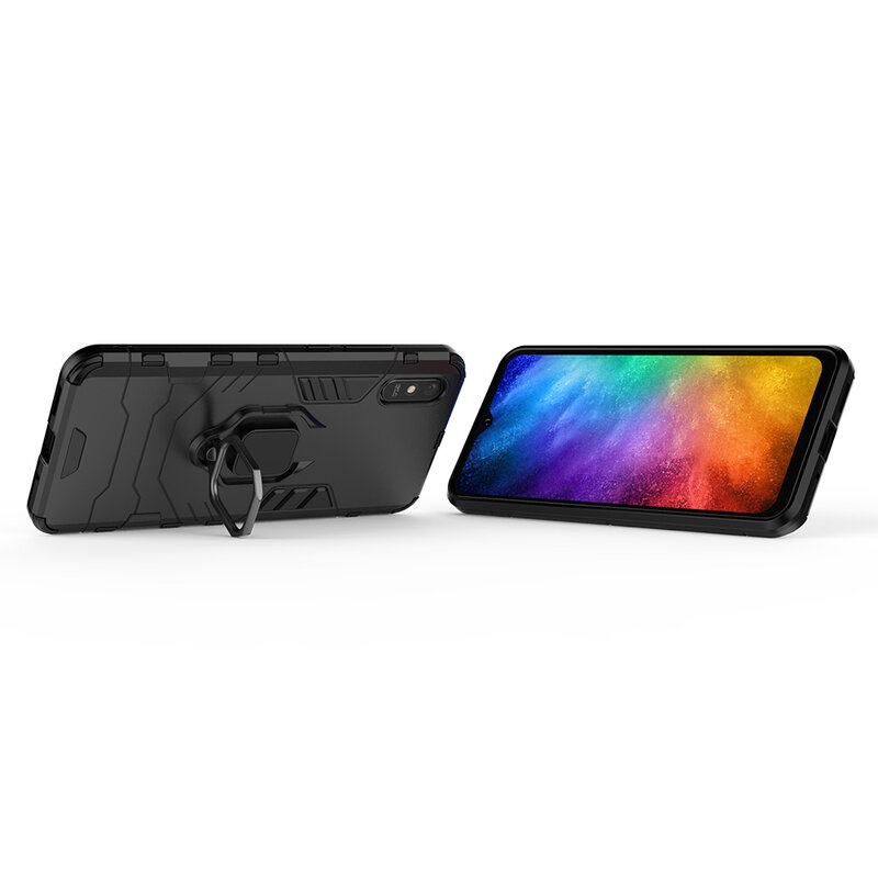Husa Xiaomi Redmi 9A Techsuit Silicone Shield, Negru