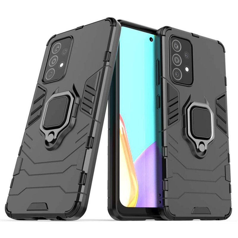 Husa Samsung Galaxy A72 5G Techsuit Silicone Shield, Negru