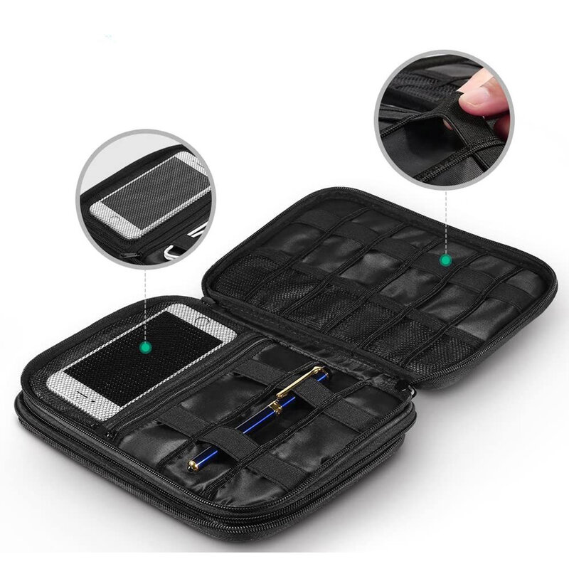 Geanta transport Ugreen, organizator cabluri si accesorii, gri, 50147