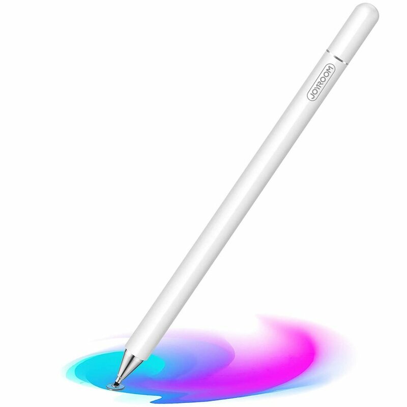 Stylus pen JoyRoom universal, Android, iOS, aluminiu, alb, JR-BP560