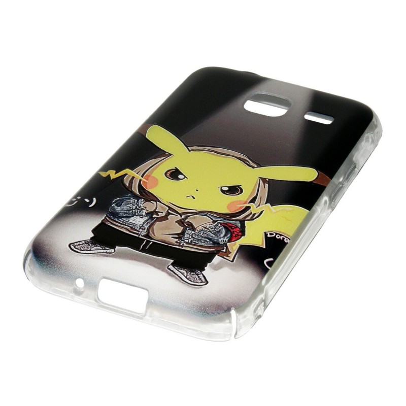 Husa Samsung Galaxy J1 Mini J105H, J1 NXT Plastic cu Model Pokemon Angry Pikachu