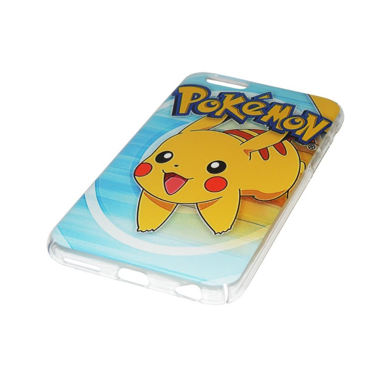 Husa Apple iPhone 6, 6s Plastic cu Model Pokemon Cute Pikachu