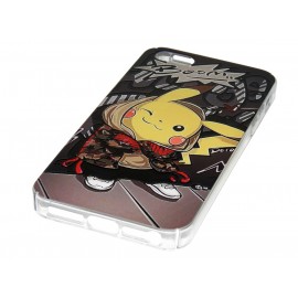 Husa Apple iPhone SE, 5, 5s Plastic cu Model Pokemon Cool Pikachu
