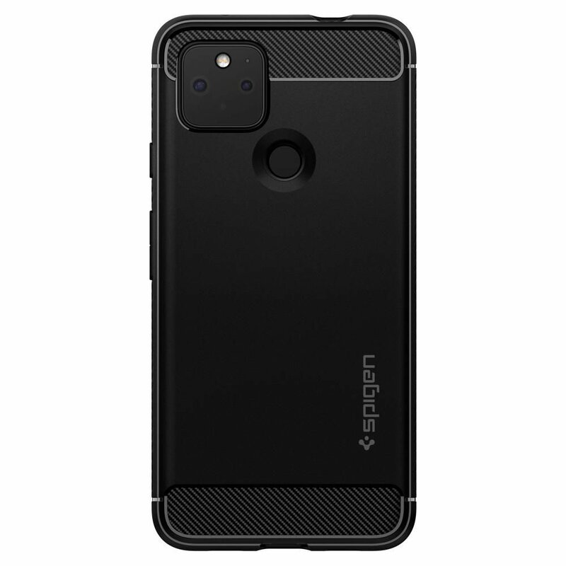 Husa Google Pixel 4a 5G Spigen Rugged Armor, negru