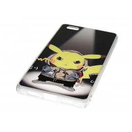 Husa Huawei P8 Lite Plastic cu Model Pokemon Angry Pikachu