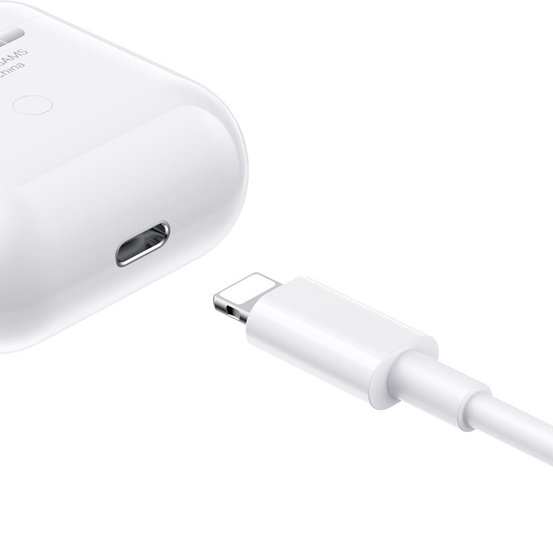 Casti wireless in-ear Usams, TWS earbuds, Bluetooth, alb, BHUYY01