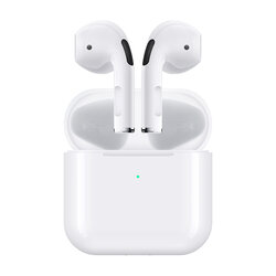 Casti wireless in-ear Usams, TWS earbuds, Bluetooth, alb, BHUYY01