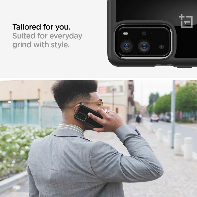 Husa OnePlus 9 Pro Spigen Ultra Hybrid - Matte Black