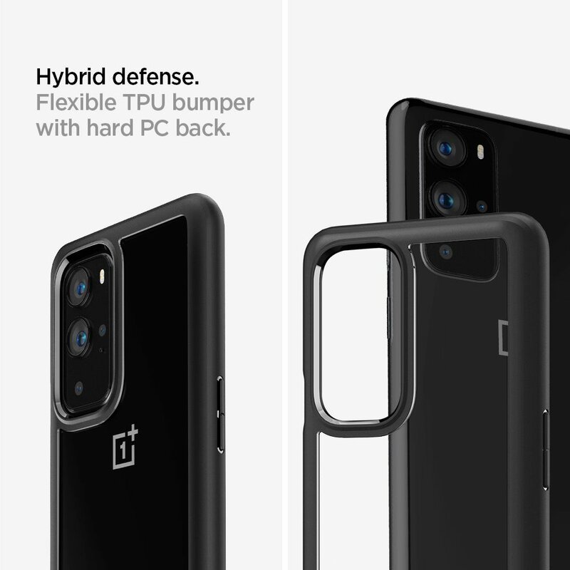 Husa OnePlus 9 Pro Spigen Ultra Hybrid - Matte Black