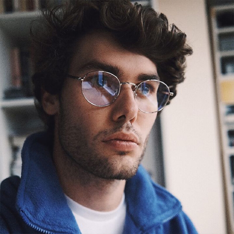 Ochelari de protectie calculator impotriva luminii albastre Meller Yuda, negru argintiu