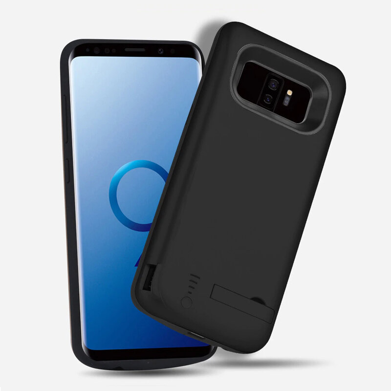 Husa cu baterie Samsung Galaxy S9 Plus Techsuit Power Pro, 6000mAh, negru