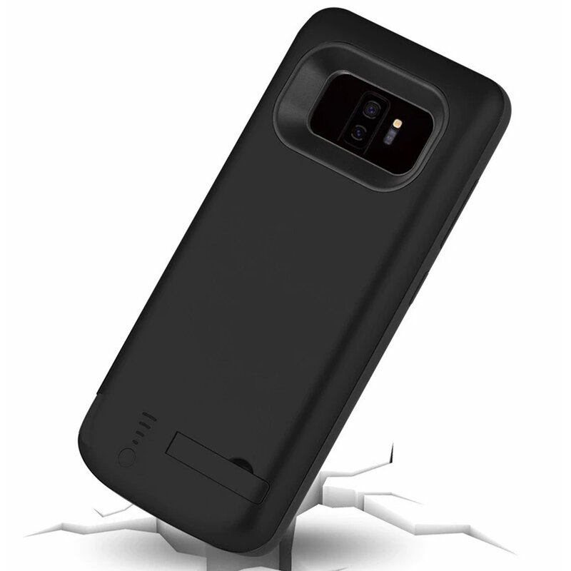 Husa cu baterie Samsung Galaxy S9 Plus Techsuit Power Pro, 6000mAh, negru
