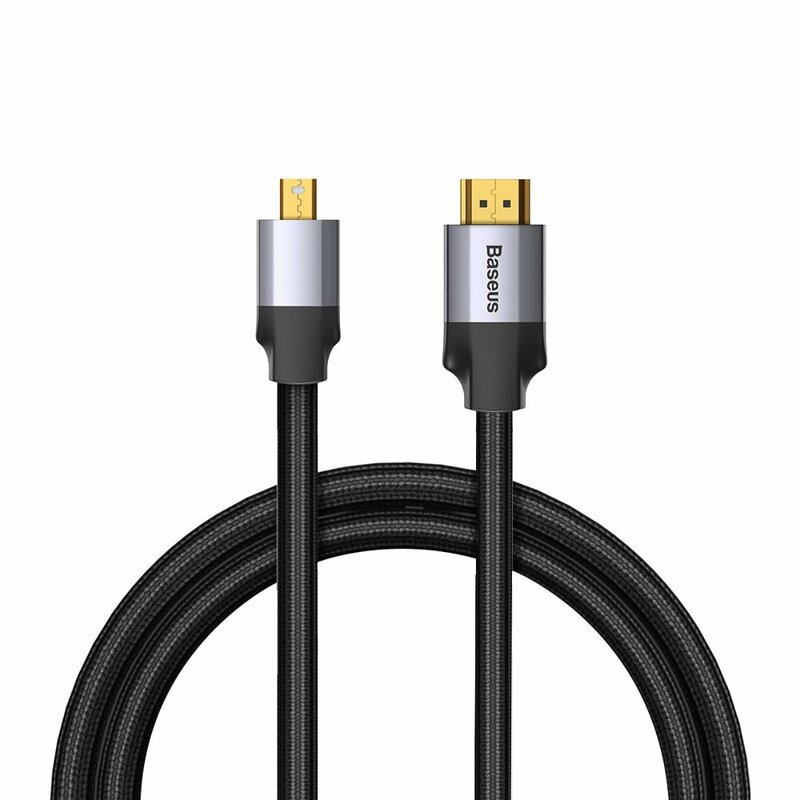 Cablu adaptor Mini DisplayPort la HDMI, adaptor video 4K@60Hz, 1m, gri, CAKSX-L0G