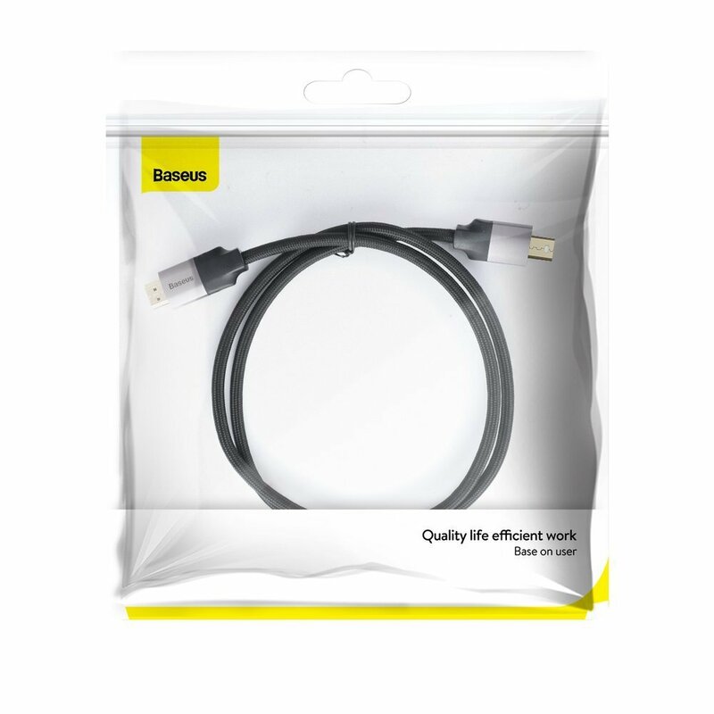 Cablu adaptor Mini DisplayPort la DisplayPort Baseus, 4K@60Hz, 3m, gri, CAKSX-P0G