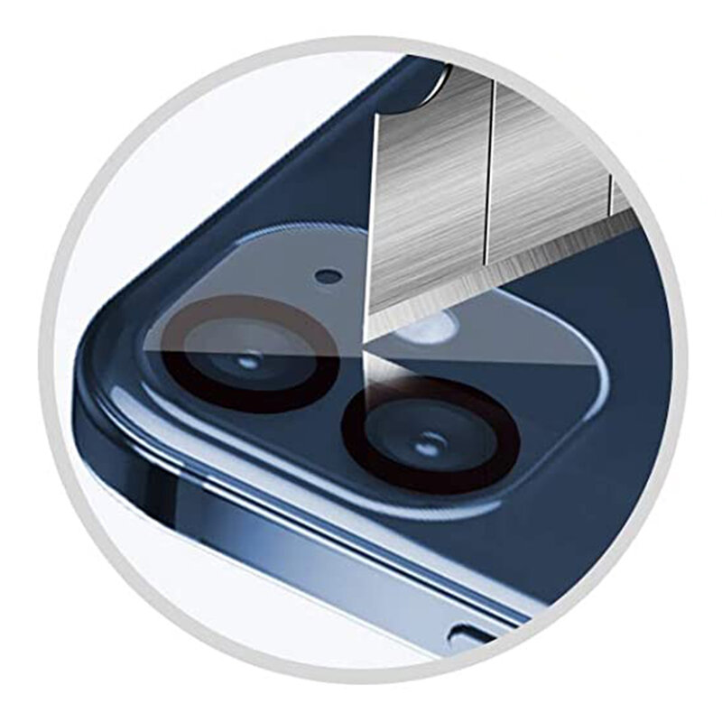 Folie sticla iPhone 11 Lito S+ Camera Protector, negru/transparenta