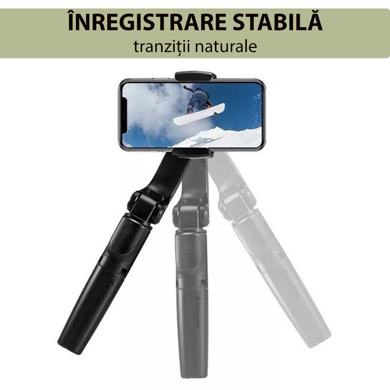 Gimbal telefon, selfie stick tripod stabil Spigen S610W, 54cm