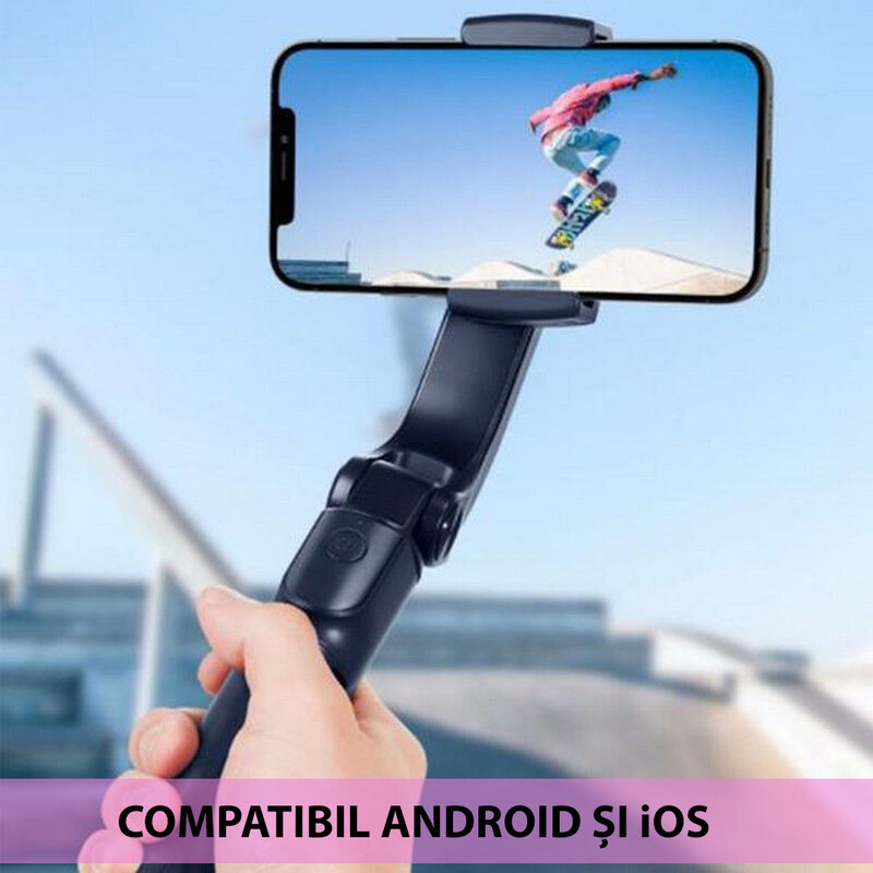 Gimbal telefon, selfie stick tripod stabil Spigen S610W, 54cm
