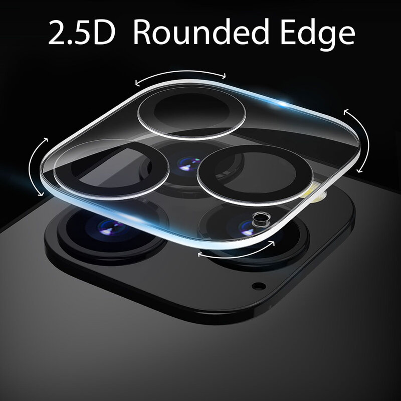 Folie camera iPhone 12 Pro Lito S+ Glass Protector, negru