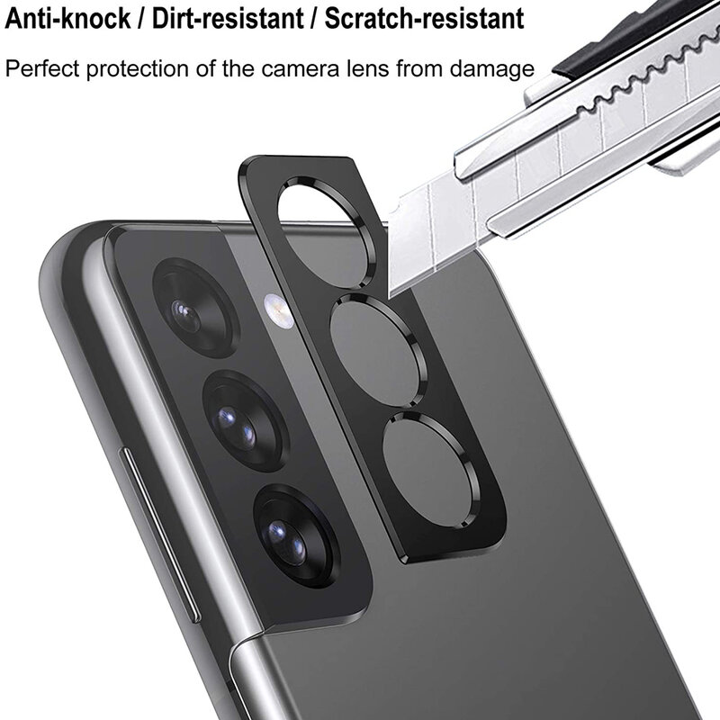 Folie sticla Samsung Galaxy S21 5G Lito S+ Camera Protector, negru