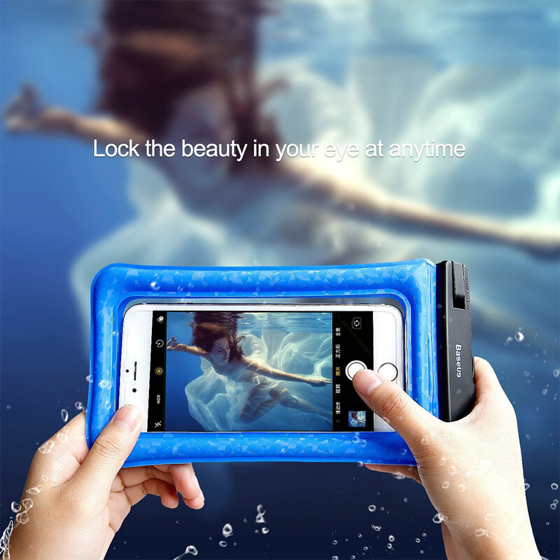 Husa subacvatica telefon Baseus, universala 6