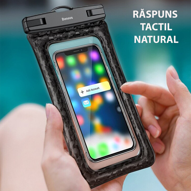 Husa subacvatica telefon Baseus, universala 6