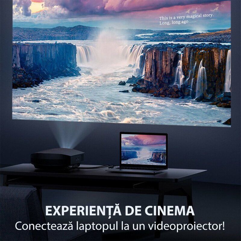 Cablu adaptor DisplayPort la HDMI Baseus, convertor video 4K@60Hz, 1m, gri, CAKSX-H0G