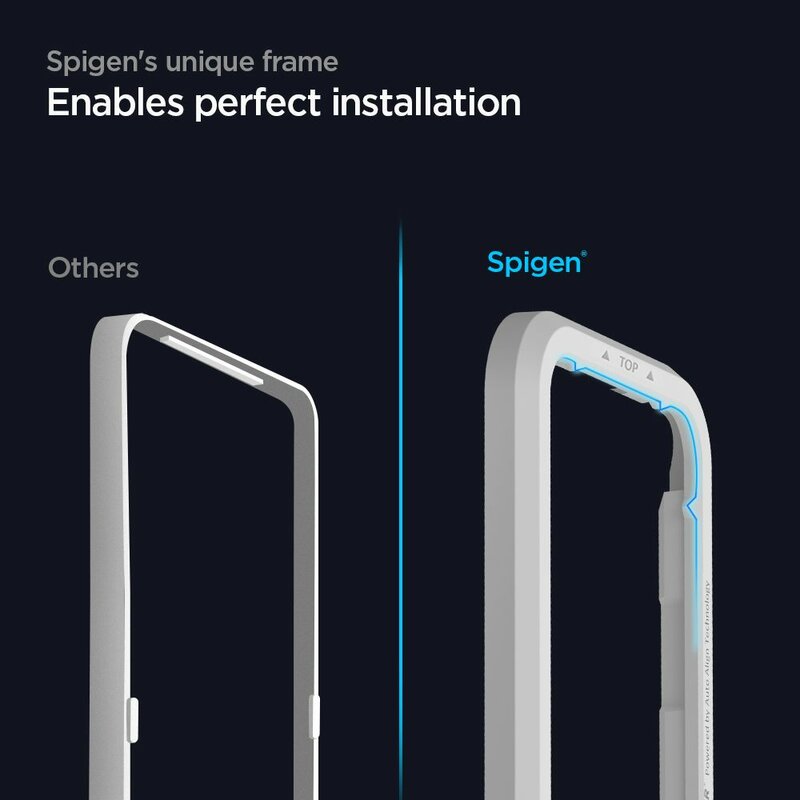 [Pachet 2x] Folie Sticla Samsung Galaxy A12 Spigen Glas.t R Align Master - clear