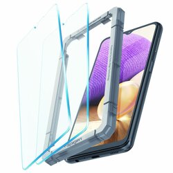 [Pachet 2x] Folie Sticla Samsung Galaxy A02 Spigen Glas.t R Align Master - clear
