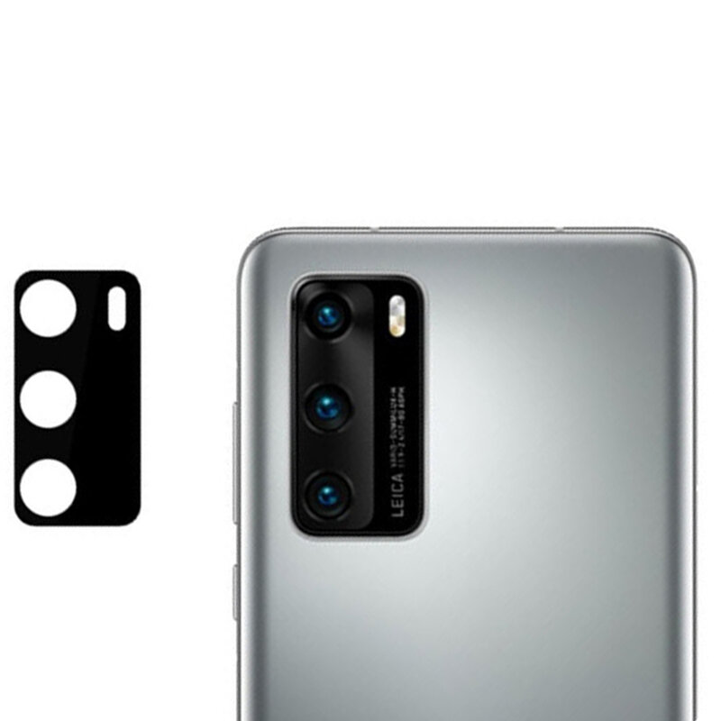 Folie camera Huawei P40 Mocolo Back Lens 9H, negru
