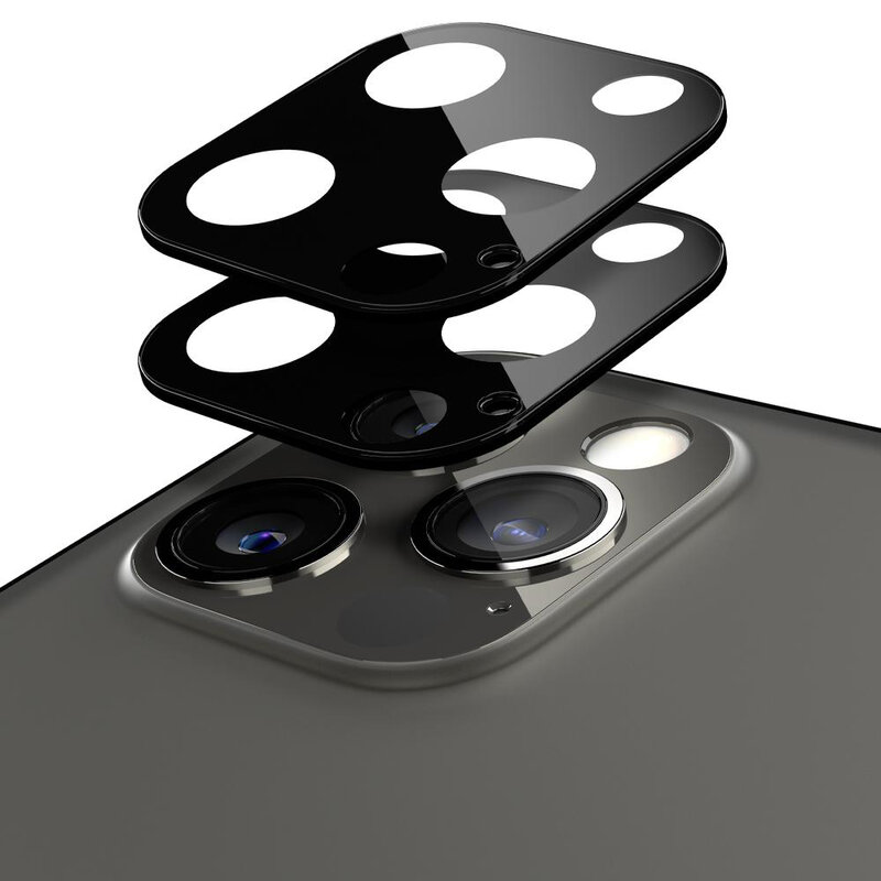 Folie camera iPhone 12 Pro Lito S+ Metal Protector, negru CatMobile