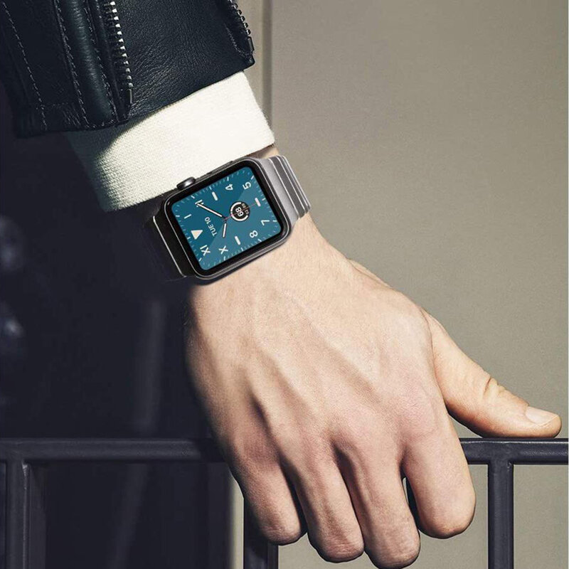 Curea Apple Watch 1 42mm Tech-Protect Linkband - Argintiu