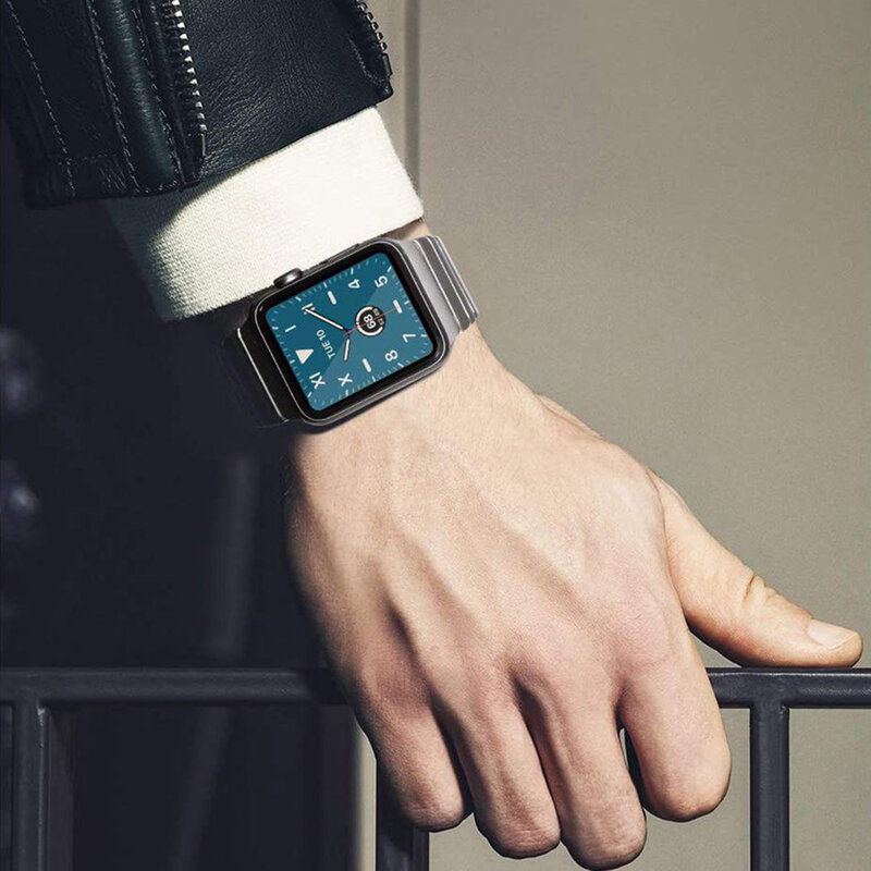 Curea Apple Watch 1 42mm Tech-Protect Linkband - Negru