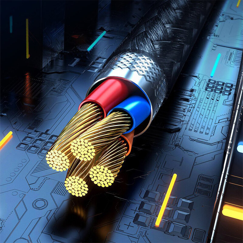 Cablu de date Baseus USB la Type-C 90°, 4A, 40W, 2m, rosu, CAT7C-C09