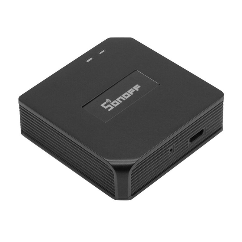 Hub inteligent Sonoff RF Bridge Wi-Fi, sistem wireless smart home, 433 MHz, negru