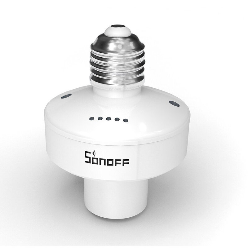 Dulie E27 smart Wi-Fi Sonoff Slampher R2, RF 433 MHz, 2A, alb