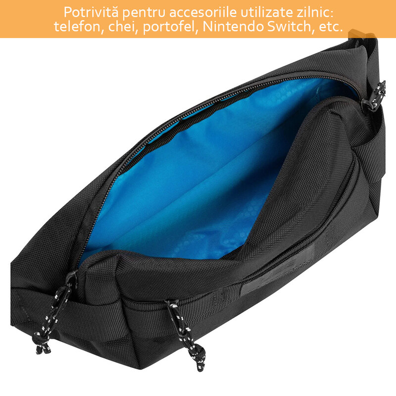 Borseta sport de umar, piept, brau UAG, impermeabila, 2 buzunare, negru