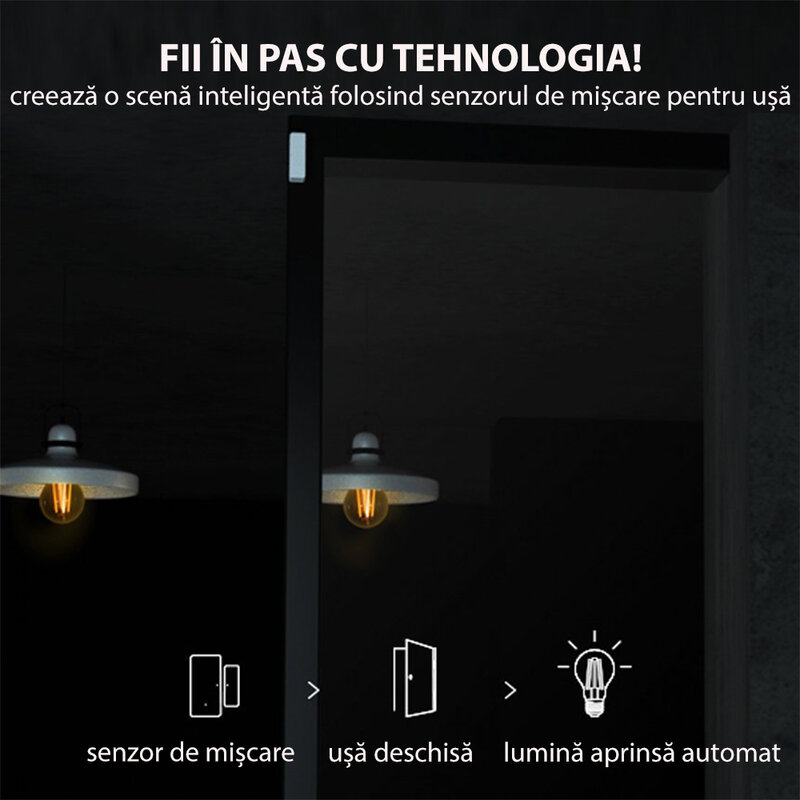 Bec LED smart Sonoff, Wi-Fi, E27, 806lm, 7W, lumina calda si rece