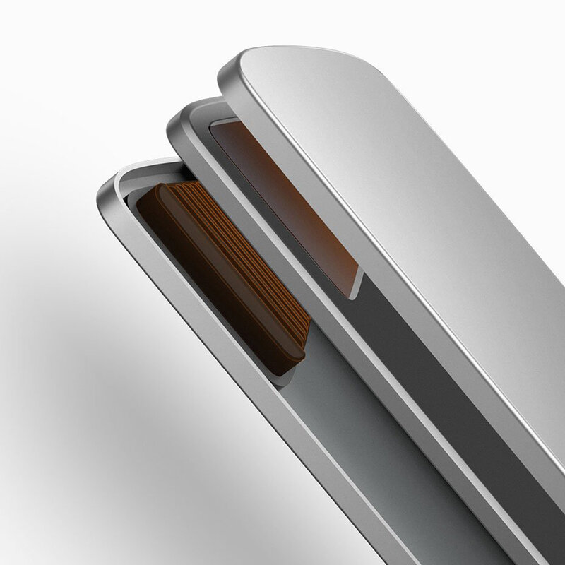 Odorizant auto cu rezerva Baseus pentru grila ventilatie, argintiu, SUXUN-MP0S