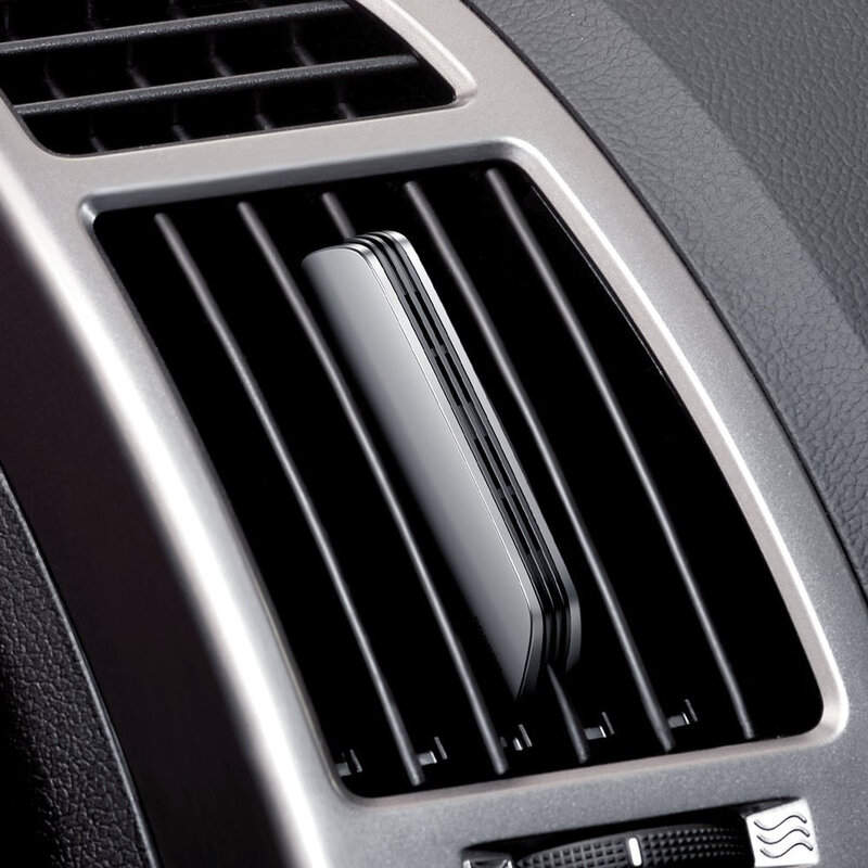 Odorizant auto cu rezerva Baseus pentru grila ventilatie, argintiu, SUXUN-MP0S