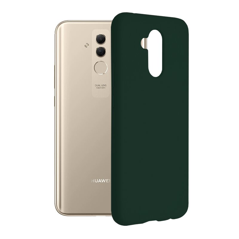 Husa Huawei Mate 20 Lite Techsuit Soft Edge Silicone, verde inchis