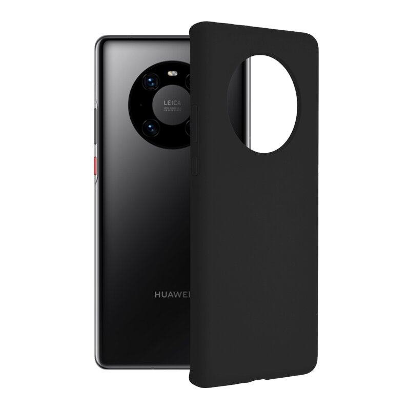 Husa Huawei Mate 40 Pro Techsuit Soft Edge Silicone, negru