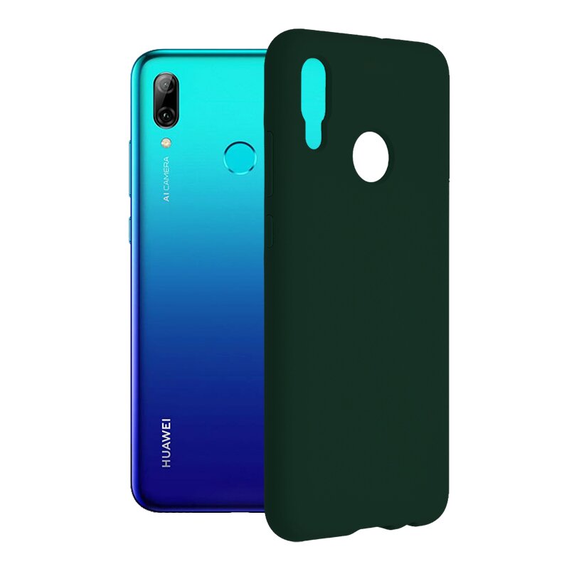 Husa Huawei P Smart 2019 Techsuit Soft Edge Silicone, verde inchis