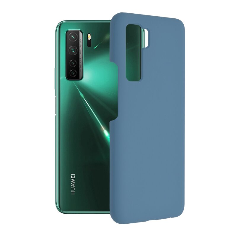 Husa Huawei P40 Lite 5G Techsuit Soft Edge Silicone, albastru