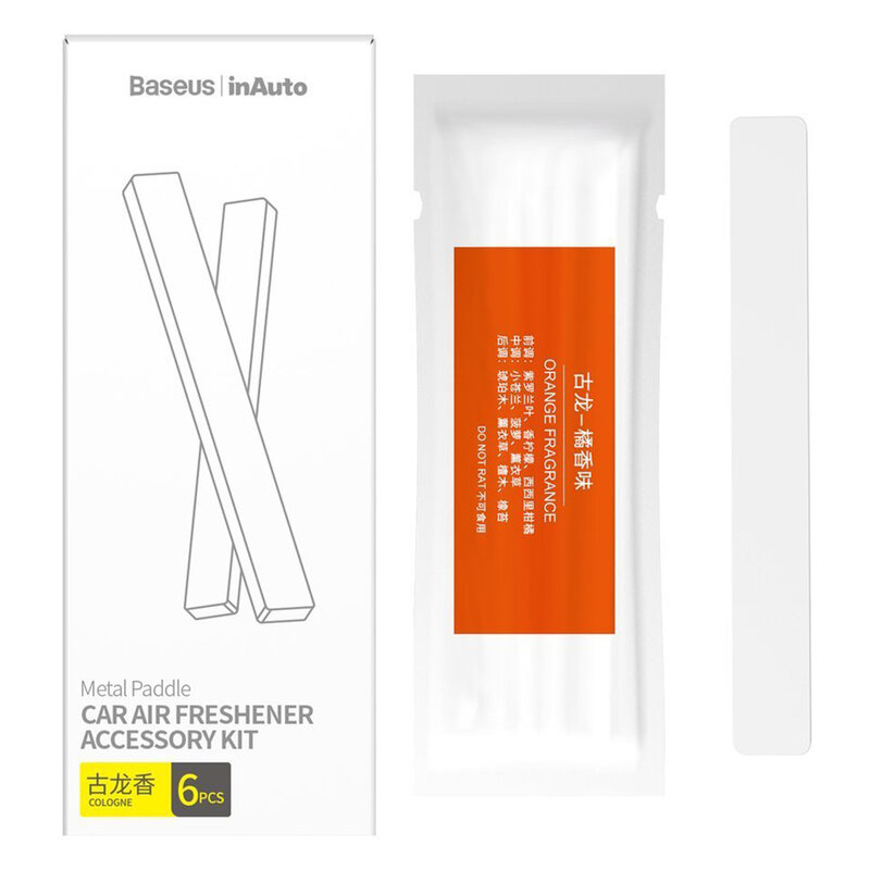 [Pachet 6x] Rezerva odorizant auto Baseus, aroma floare de osmanthus, SUXUN-M0B