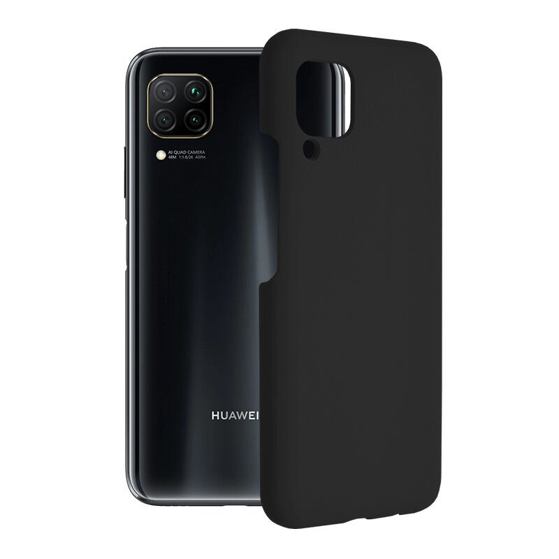 Husa Huawei P40 Lite Techsuit Soft Edge Silicone, negru
