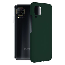 Husa Huawei P40 Lite Techsuit Soft Edge Silicone, verde inchis