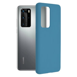 Husa Huawei P40 Pro Techsuit Soft Edge Silicone, albastru