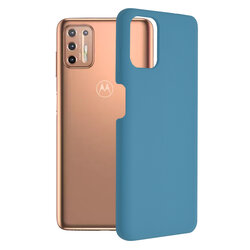 Husa Motorola Moto G9 Plus Techsuit Soft Edge Silicone, albastru